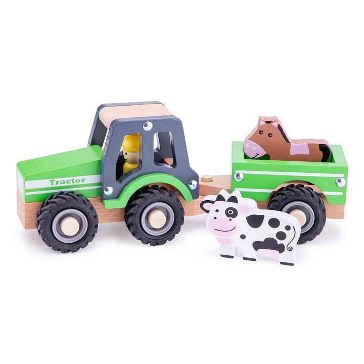 Tractor with trailer - animals